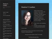 Tablet Screenshot of danicalucker.com